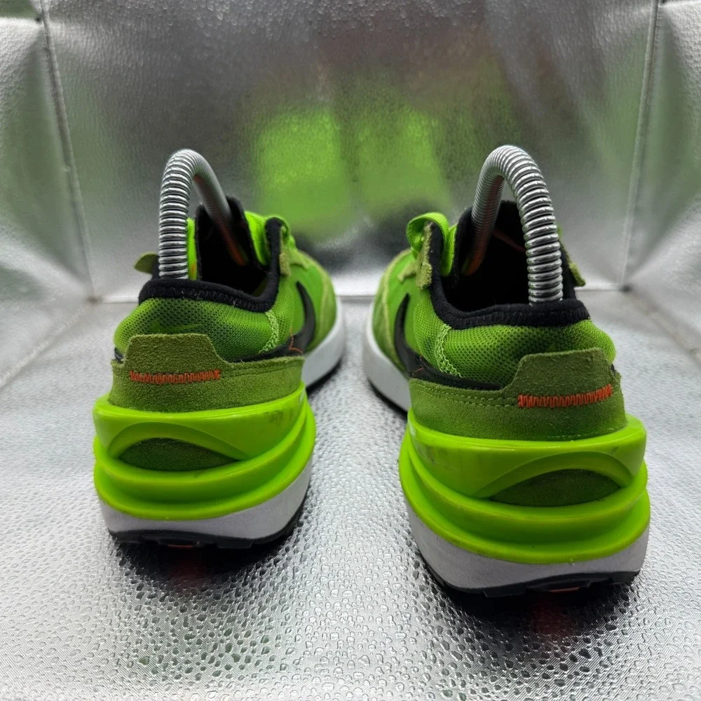 Size 4.5Y Nike‎ Waffle One Electric Green GS Low Top Kids Sneakers DC0481-300